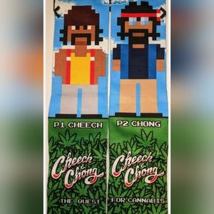 Odd Sox Cheech And‎ Chong Video Game Socks 1 Pair